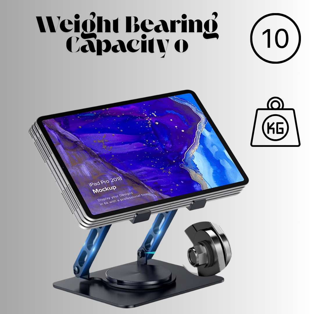 360° Adjustable Foldable Laptop Tablet Stand Riser Bracket Holder for Desk
