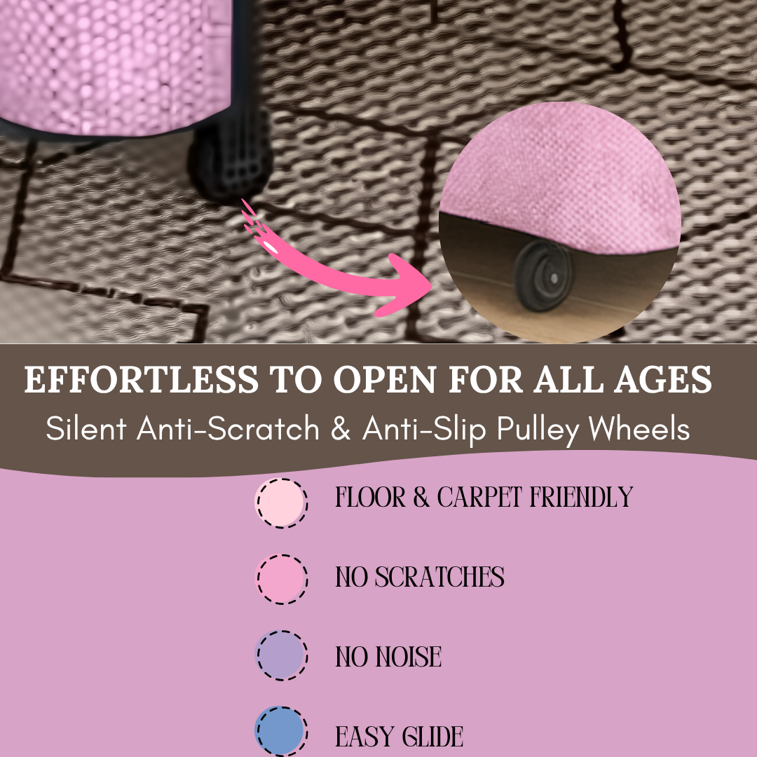 UNICORN FURNITURE Pull Out Sofa Bed with Storage – Convertible Reclining Compact Space Saving Sofabed for Small Spaces 158cm( Pink & Black)