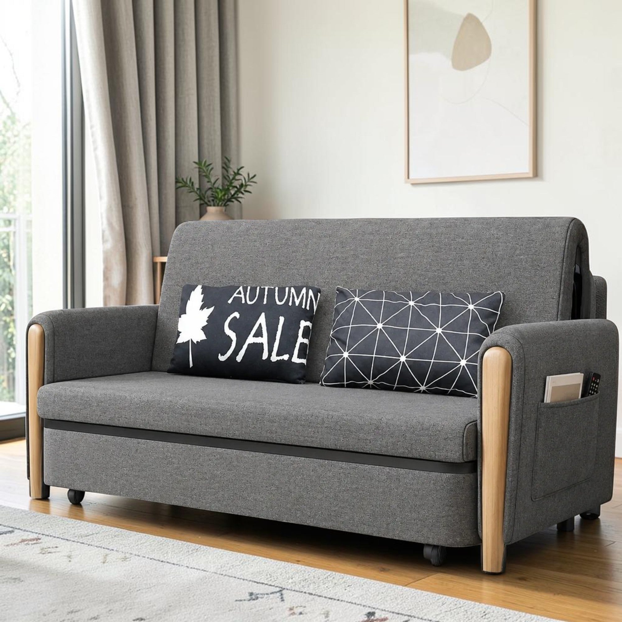 Unicorn Furniture Sofa Bed Modern Reclining Foldable Bed Pull Out Sofa Bed With Storage